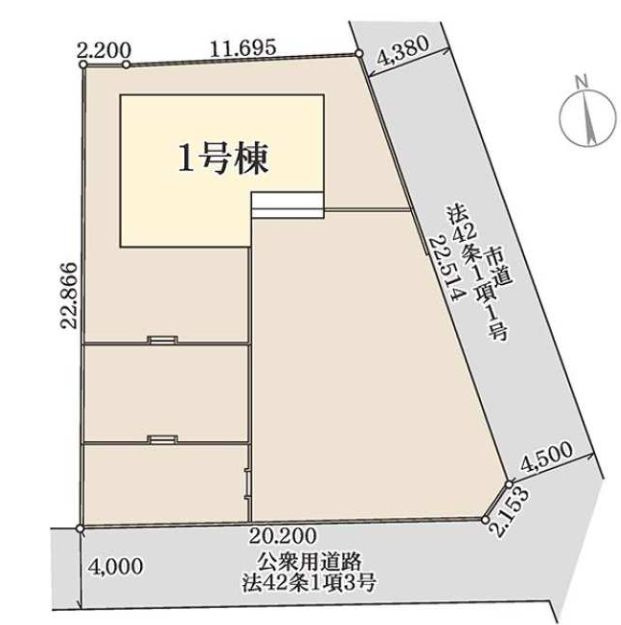 リーブルガーデンＳ第６前橋鼻毛石　１号棟の区画図|駐車場６台以上ご用意しています！来客時も重宝しますよ♪