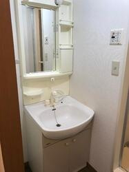 【洗面所】 | コスモハイツ　ＡＢ | 独立洗面化粧台