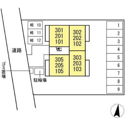 【区画図】 | コンフォール古閑上