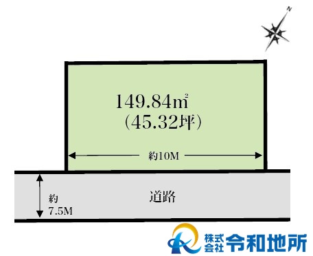売地　茅ヶ崎市柳島2丁目の土地図