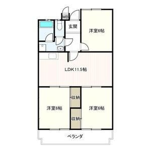 第2橋本マンションの間取り