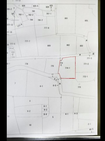 三井郡大刀洗町大字守部　売り土地の土地図