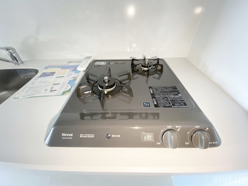 Alivis東十条のキッチン|2口コンロです☆