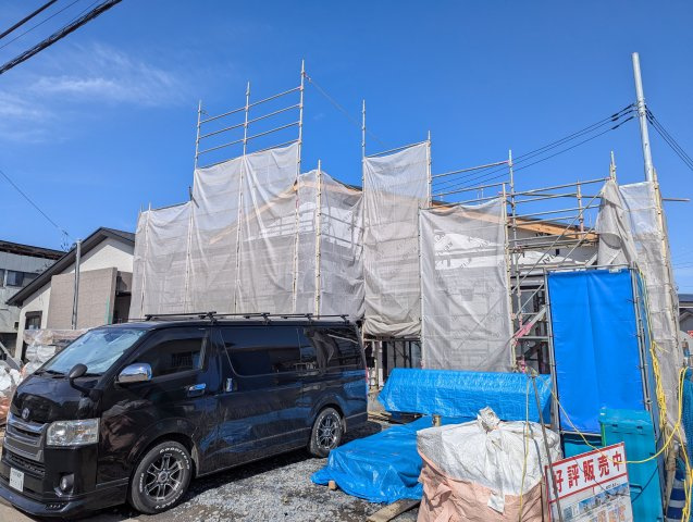 水戸市東台1期の外観|2026年2月中旬撮影