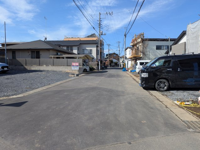 水戸市東台1期の前面道路含む現地写真|前面道路含む現地写真です