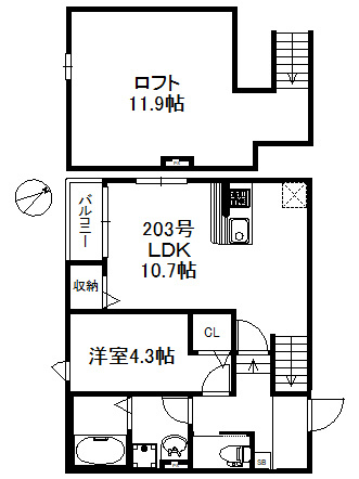 シーサイドポラリスの間取り