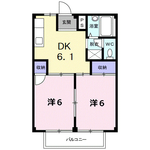 【間取り】 | シティハイツ藤
