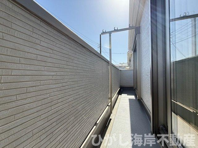 平塚市達上ケ丘　新築戸建　全2棟のバルコニー|バルコニー