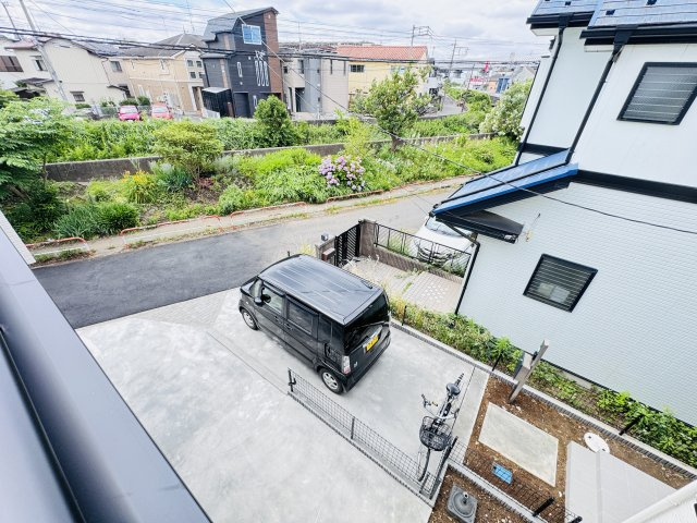 松戸市小山新築戸建【南部小学校：4分】の展望|バルコニーより南側眺望