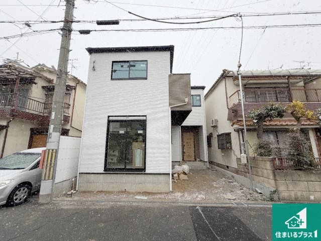 八尾市南本町　第1期　新築一戸建ての外観|周辺は落ち着いた街並みの住宅地！子育てがしやすい住環境です！まだ未完成ですが、現地でしかわからない事もございます。是非一度ご覧ください。