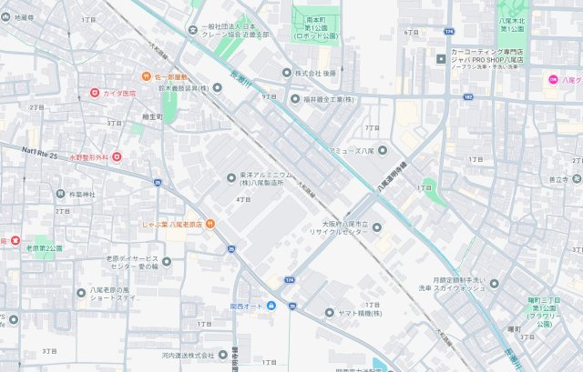 1(土)2(日)現地説明会！◆八尾市南本町　限定1邸の地図