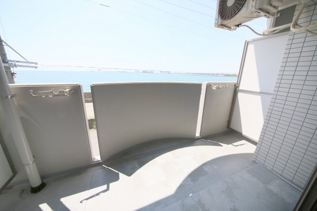 オーシャンフロントりんくうのバルコニー
