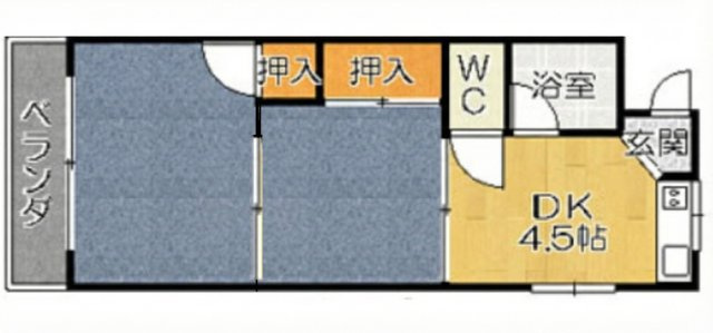 コーポスズキの間取り