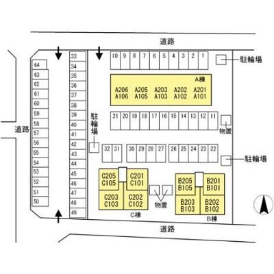 【区画図】 | アルファームC棟