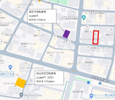 【地図】 | アーバンパレス医大前