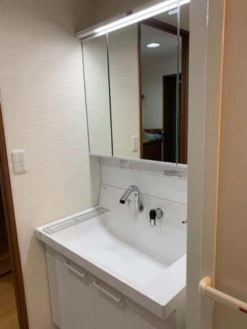 ハイム北野フェニックスの洗面所|広い洗面スペース