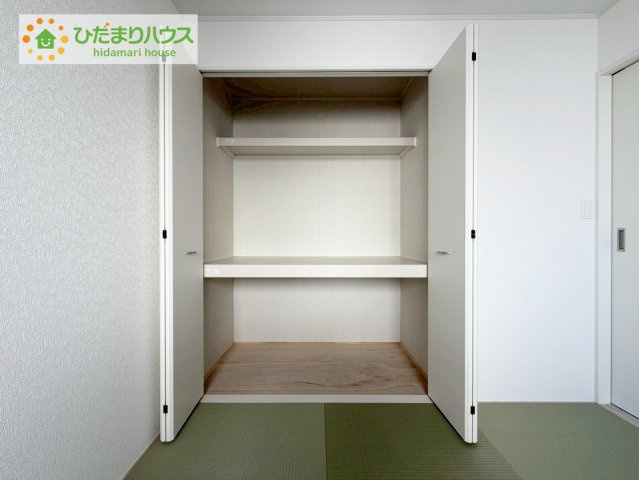 いわき市小名浜下神白第３　新築戸建　2号棟の収納|ゆとりが持てる大収納クローゼット付き♪
