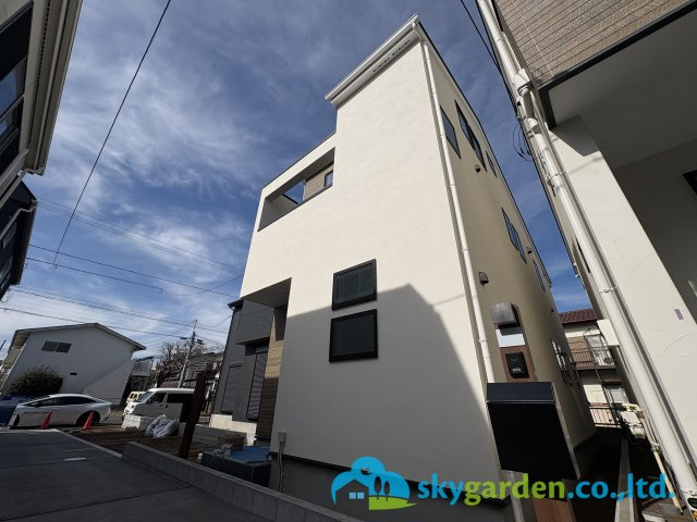 茅ヶ崎市緑が浜　新築戸建　全2棟1号棟の外観|物件の外観です