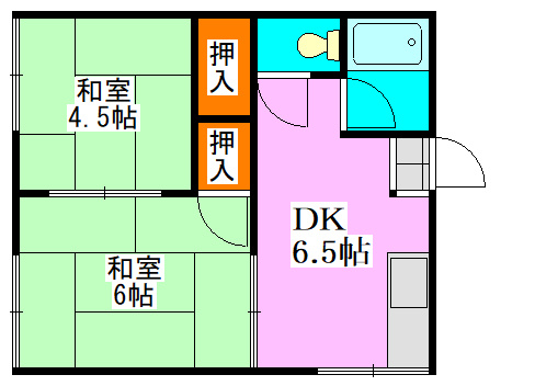 【間取り】 | 神林ハイツ
