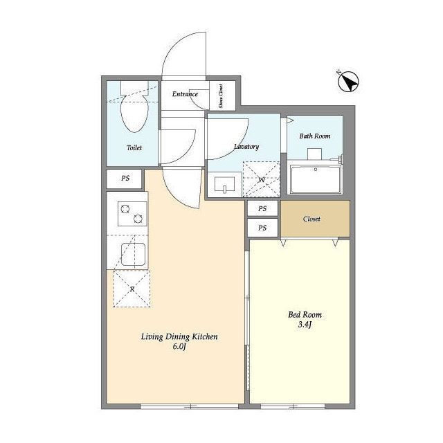 Ｊ．リヴェール武蔵小山の間取り
