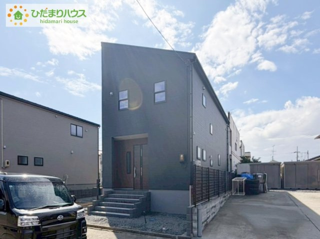 いわき市平塩第1　新築戸建　１号棟の外観|小中学校が近く、お子様の通学も安心♪