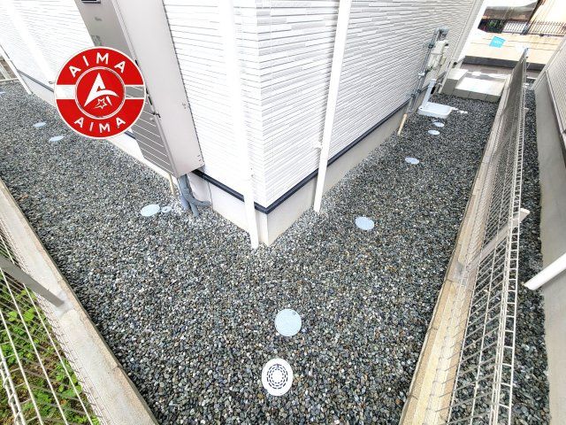 福岡市南区屋形原1丁目第2-2棟(2号棟)の庭|お庭で自由な時間を過ごせます。