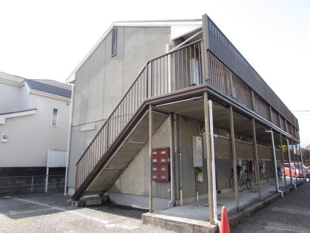 コスモハイツらんの外観|外はこのようになっています