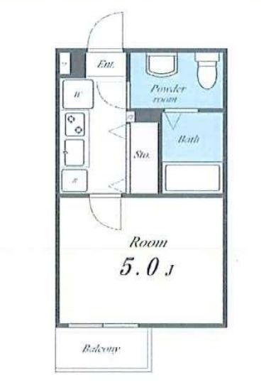 アットリラ南行徳の間取り