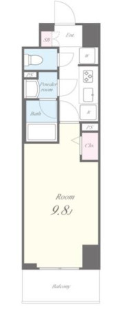 オンズマリーナ浅草の間取り