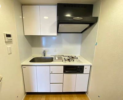 【キッチン】 | パークアクシス東陽町 | コンパクトなキッチンで掃除もラクラク