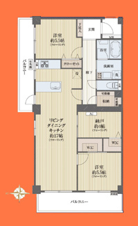 【間取り】 | サンシティJ棟