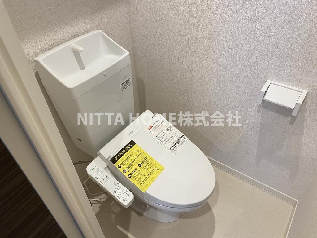シェアハピネスのトイレ|ウォシュレットも完備◎