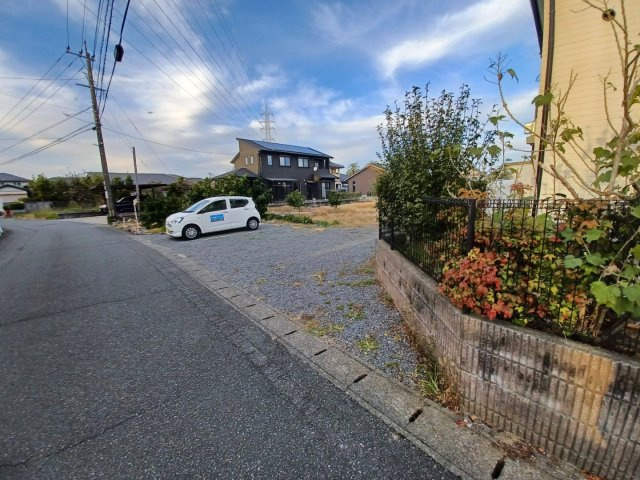 宇土市古城町の売地の前面道路含む現地写真