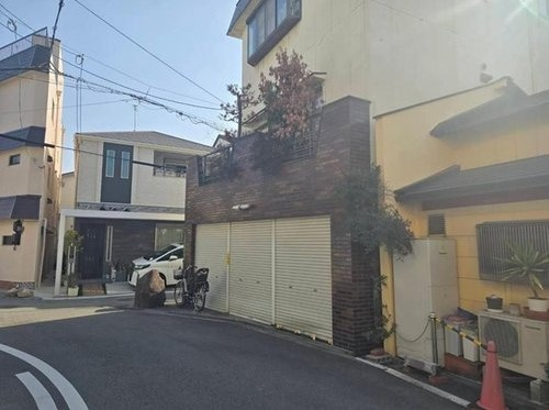 大阪市城東区中浜3丁目　戸建の前面道路含む現地写真