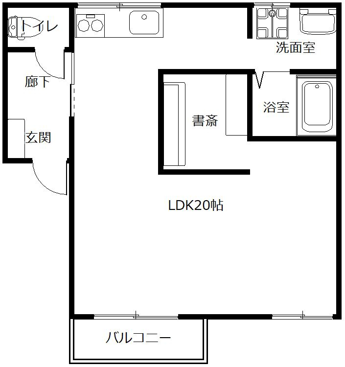 ハイライフ弥生の間取り