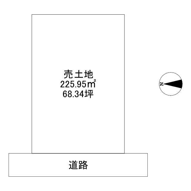 那賀川町赤池160-10土地の土地図
