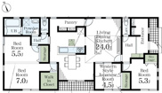 Livele Garden.S　加須市日出安　新築戸建　全3棟　2号棟の画像