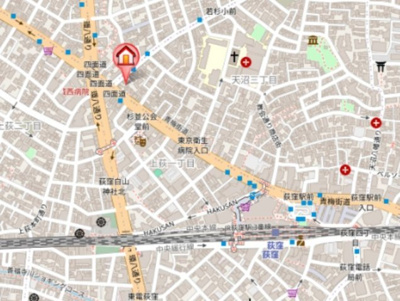 【地図】 | ディアコート荻窪