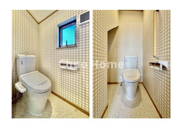 葛飾区東水元2丁目中古住宅のトイレ|【トイレ×2】温水洗浄便座機能付きトイレ。温水洗浄便座は清潔にお使いいただくための大切なアイテムです。