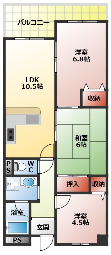 長楽ビルの間取り