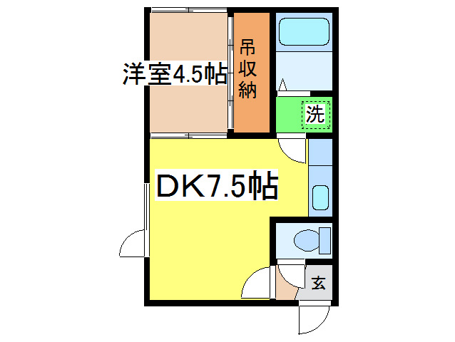 エルス文苑の間取り