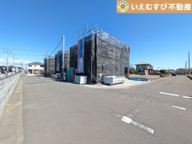 Cradle garden　本庄市下野堂第6の前面道路含む現地写真