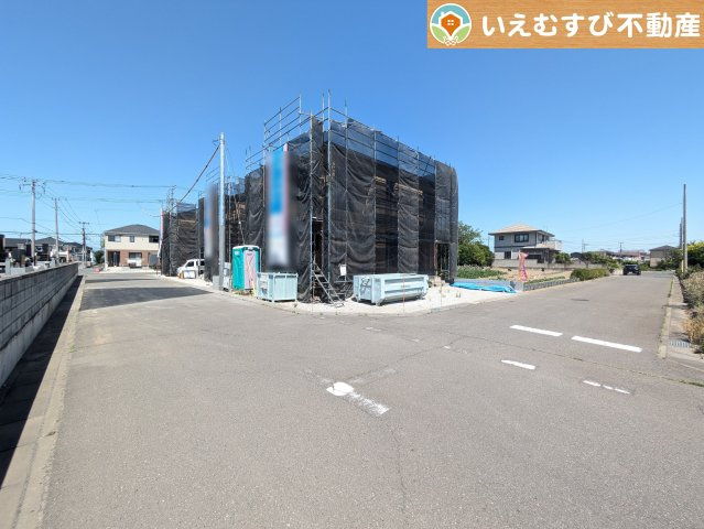 Cradle garden　本庄市下野堂第6の前面道路含む現地写真