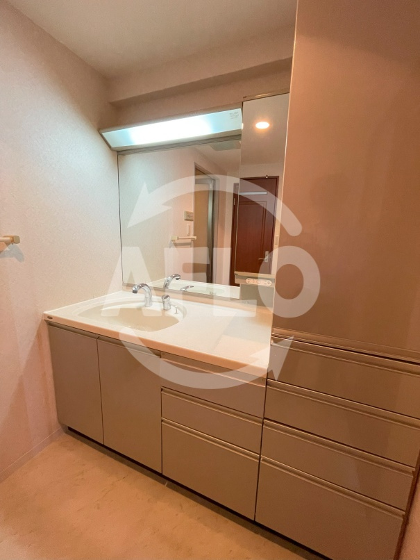 帝塚山　松寿庵　住吉小学校の独立洗面台|帝塚山松寿庵　独立洗面台