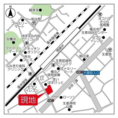 【地図】 | ＭＪレジデンス横濱生麦