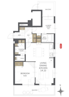 【間取り】ローズマンション安里 