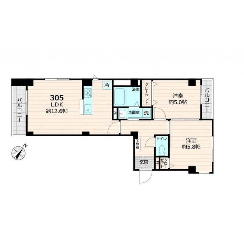 ラヴィデ香風園の間取り