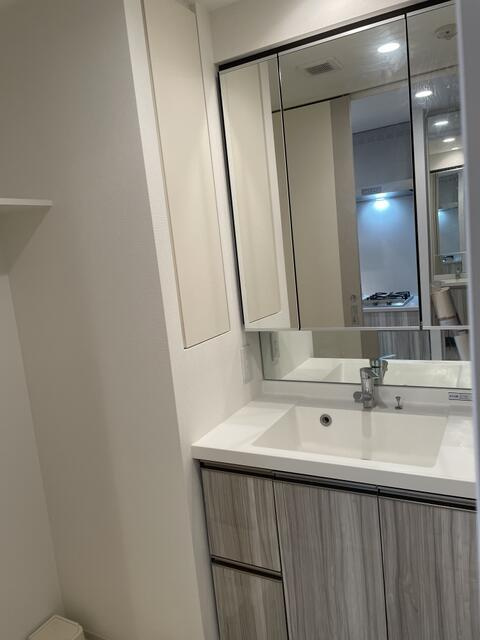 クレストコート広尾の独立洗面台|洗面台です