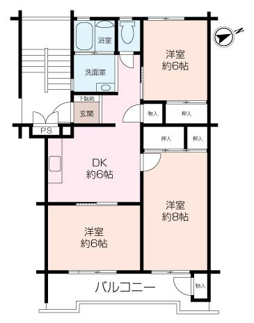 ぐみさわなか団地2号棟の画像