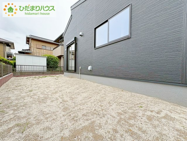 ひたちなか八幡町2期　新築戸建の庭|お庭付物件になります！お庭遊びや、プールなどお子様も大喜び(^^)